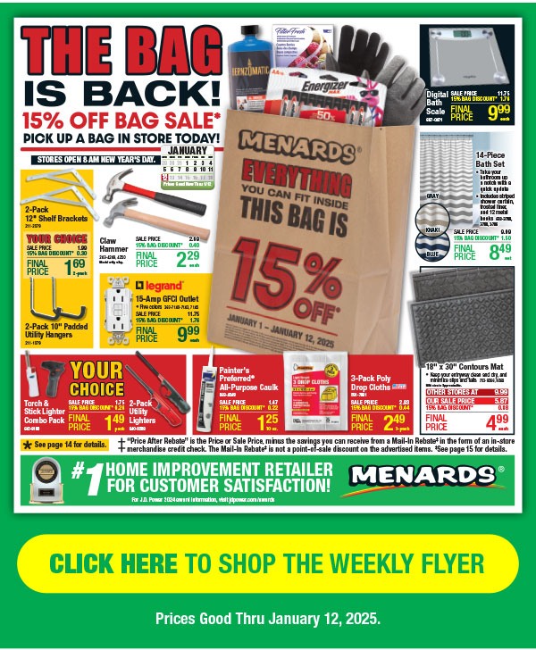 Shop the Weekly Flyer-Prices Good Thru January 12, 2025