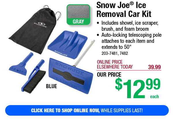 Snow Joe® Ice Removal Car Kit - Free Shipping To Store!