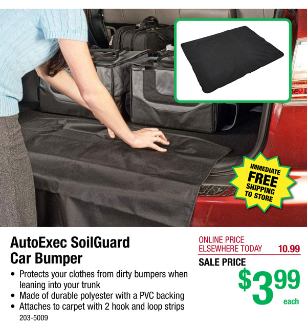 AutoExec SoilGuard Car Bumper 