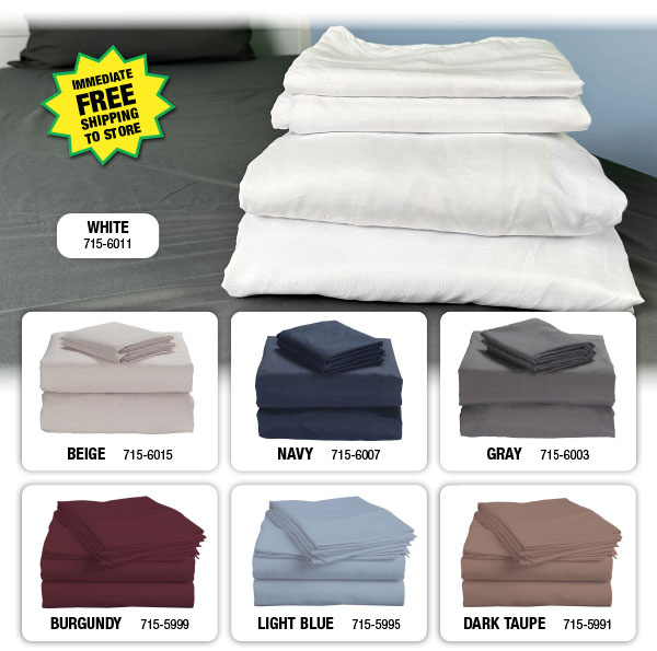 Hotel & Home Microfiber Sheet Set - King