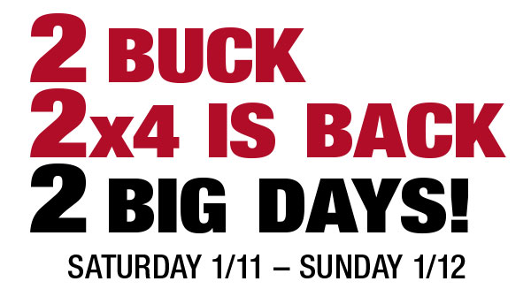 2 Buck 2x4 Is Back!