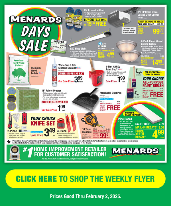 Shop the Weekly Flyer-Prices Good Thru February 2, 2025