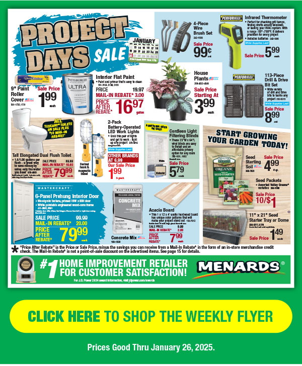 Shop the Weekly Flyer-Prices Good Thru January 26, 2025