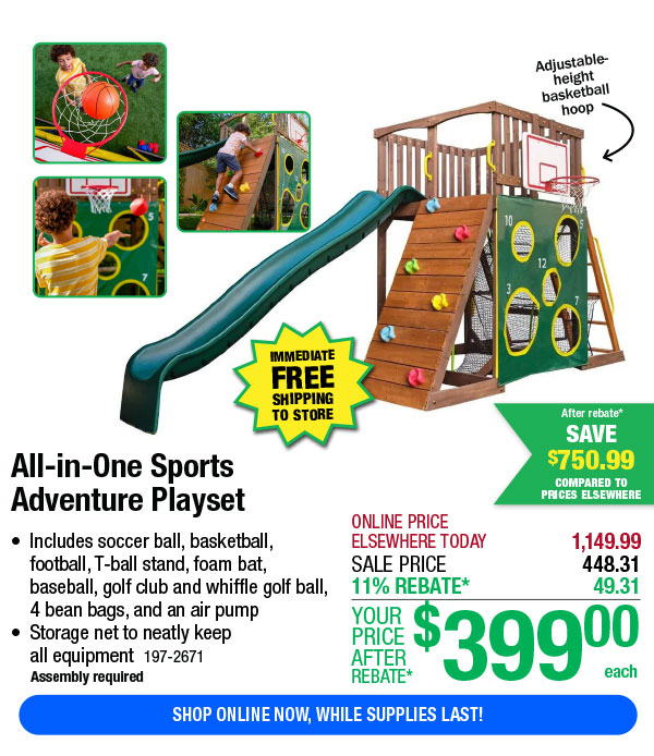 All-in-One Sports Adventure Playset