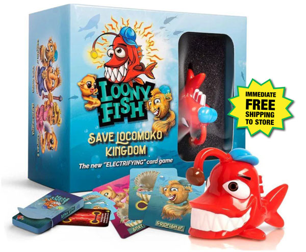 Loony Fish Interactive Electrifying Card Game - Free Shipping To Store!