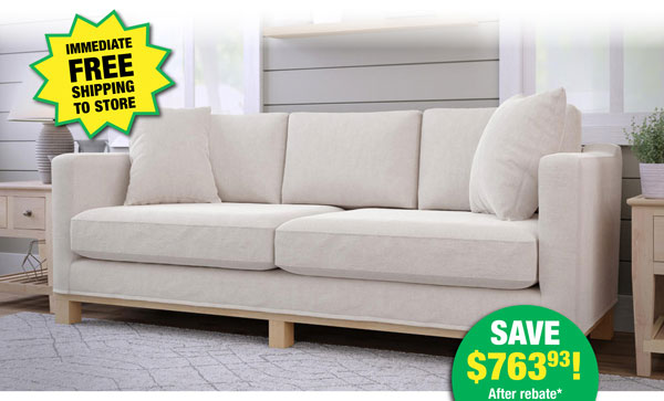 Brookside® Kay Upholstered Sofa - Free Shipping To Store!