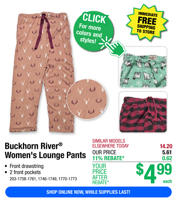 Buckhorn river lounge discount pants