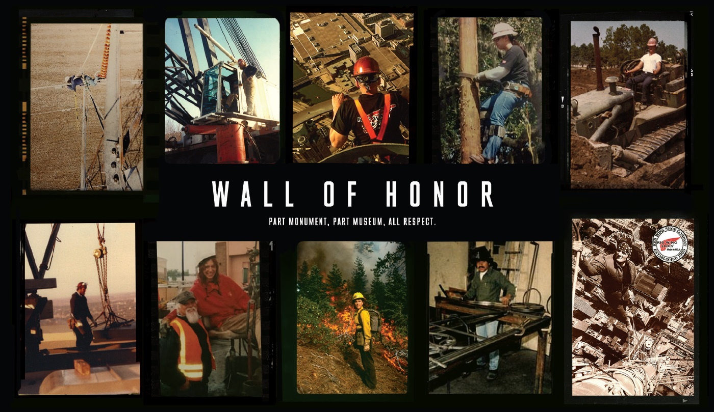 Visit our Wall of Honor & Celebrate Tradesworkers