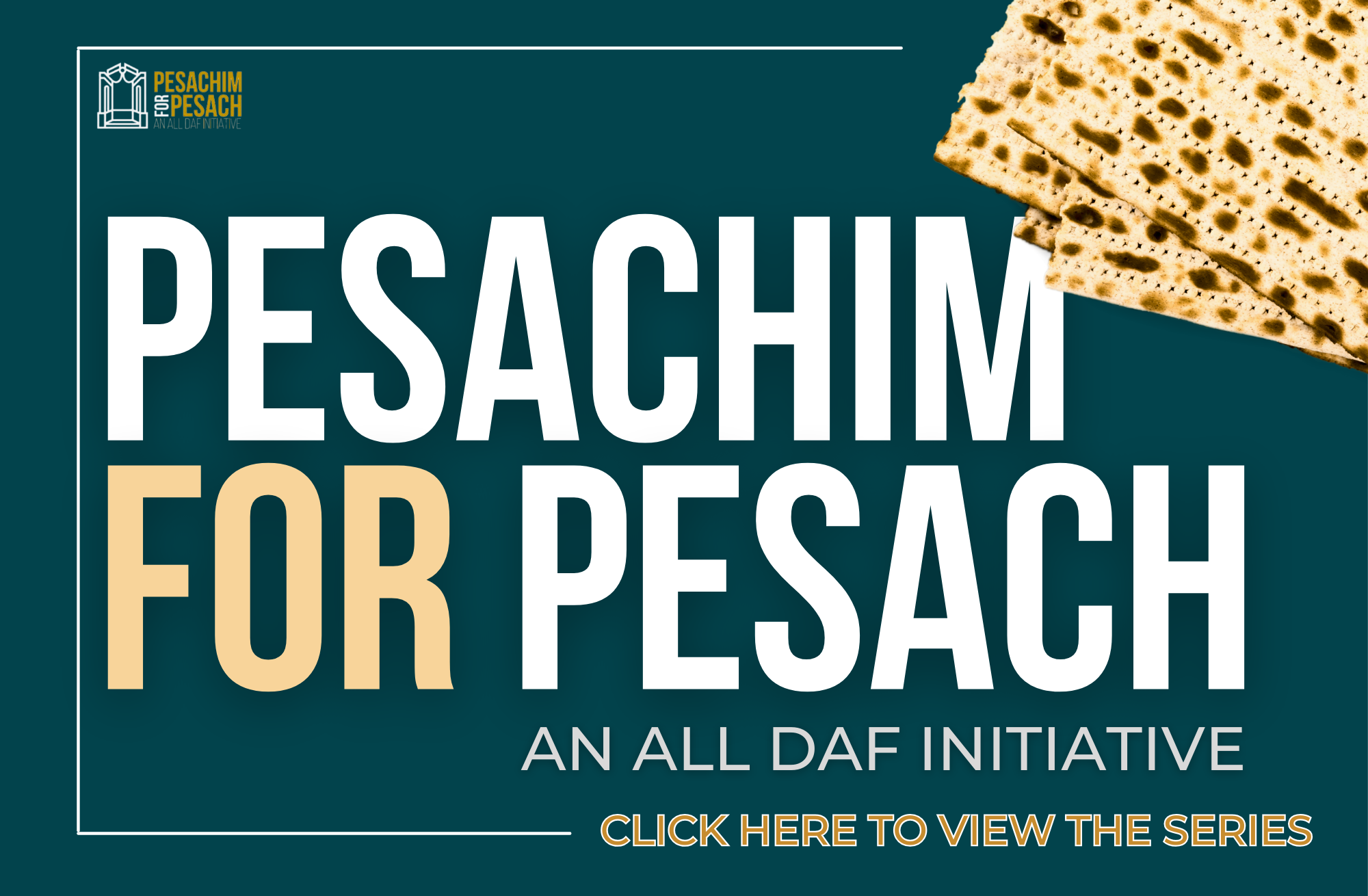 Pesachim for Pesach