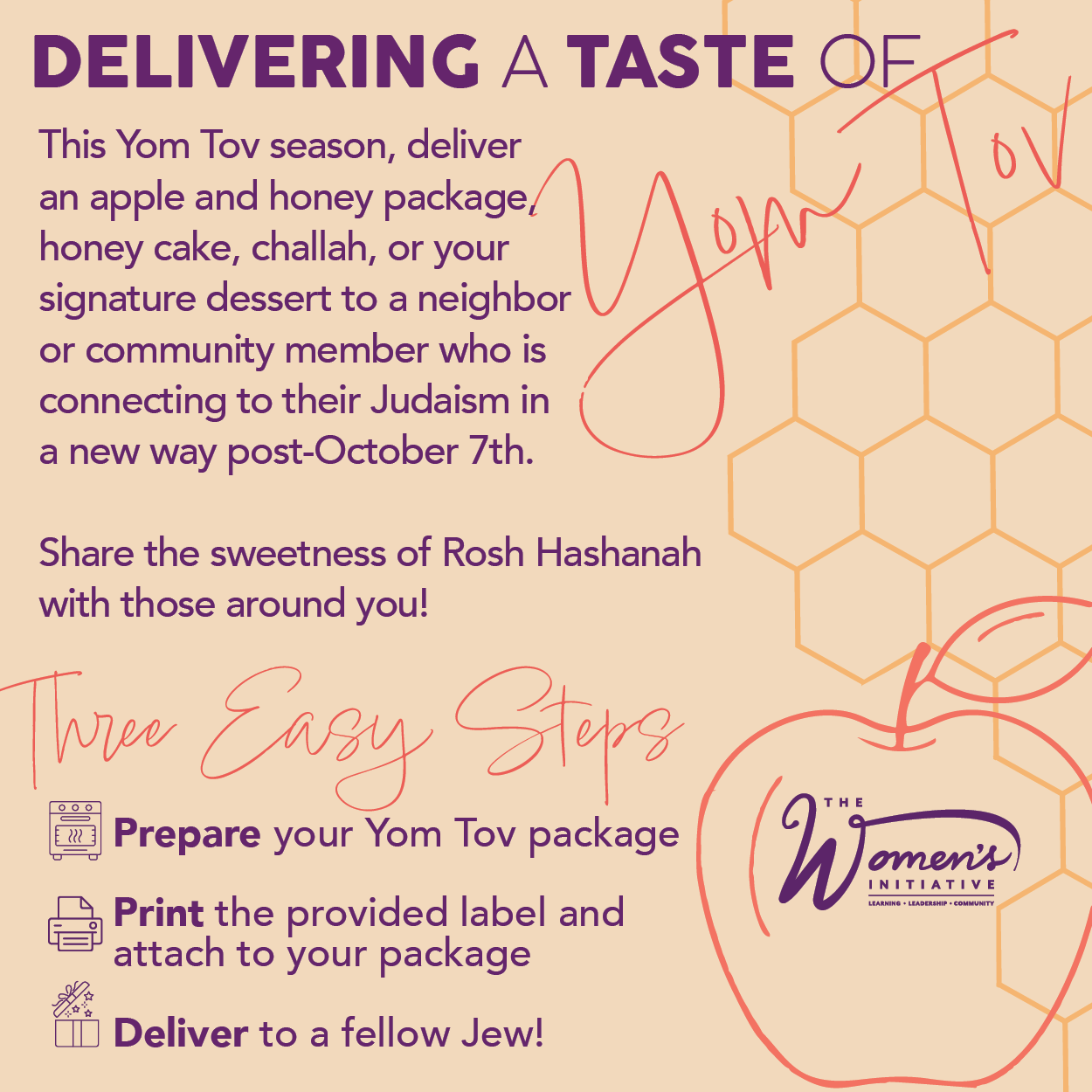 Delivering a Taste of Yom Tov