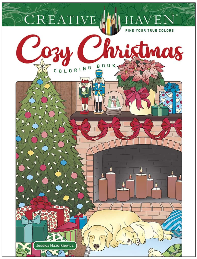 Creative Haven Cozy Christmas Coloring Book