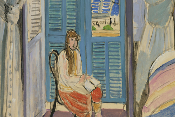 Henri Matisse. The Venetian Blinds (detail), 1919. The Barnes Foundation, BF897. © 2024 Succession H. Matisse / Artists Rights Society (ARS), New York