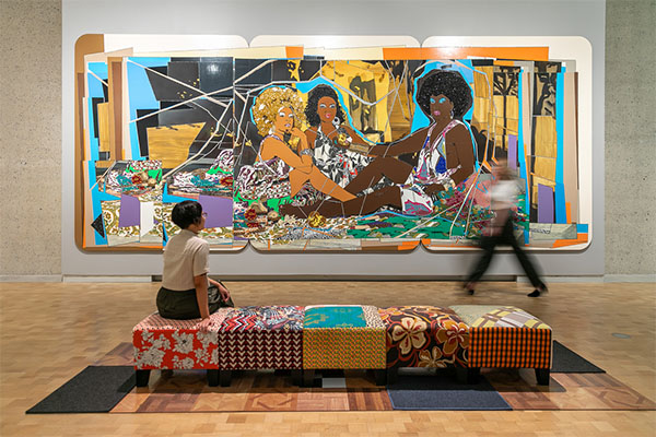 Guests viewing Mickalene Thomas: All About Love