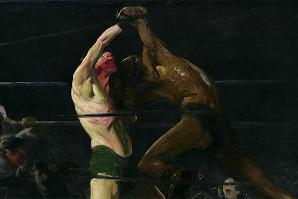 George Bellows. Both Members of This Club (detail), 1909. The National Gallery of Art, Washington, DC. Chester Dale Collection. Public Domain.